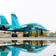 Illustration for article titled These Riveting Photos Show How Russias Su-34 Fullback Fighter-Bombers Get Built